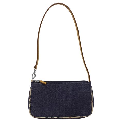 burberry pouchette|burberry denim bag.